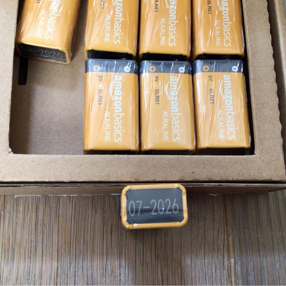 Basics 8-Count 9 Volt Alkaline Performance All-Purpose Batteries - Picture 6 of 9